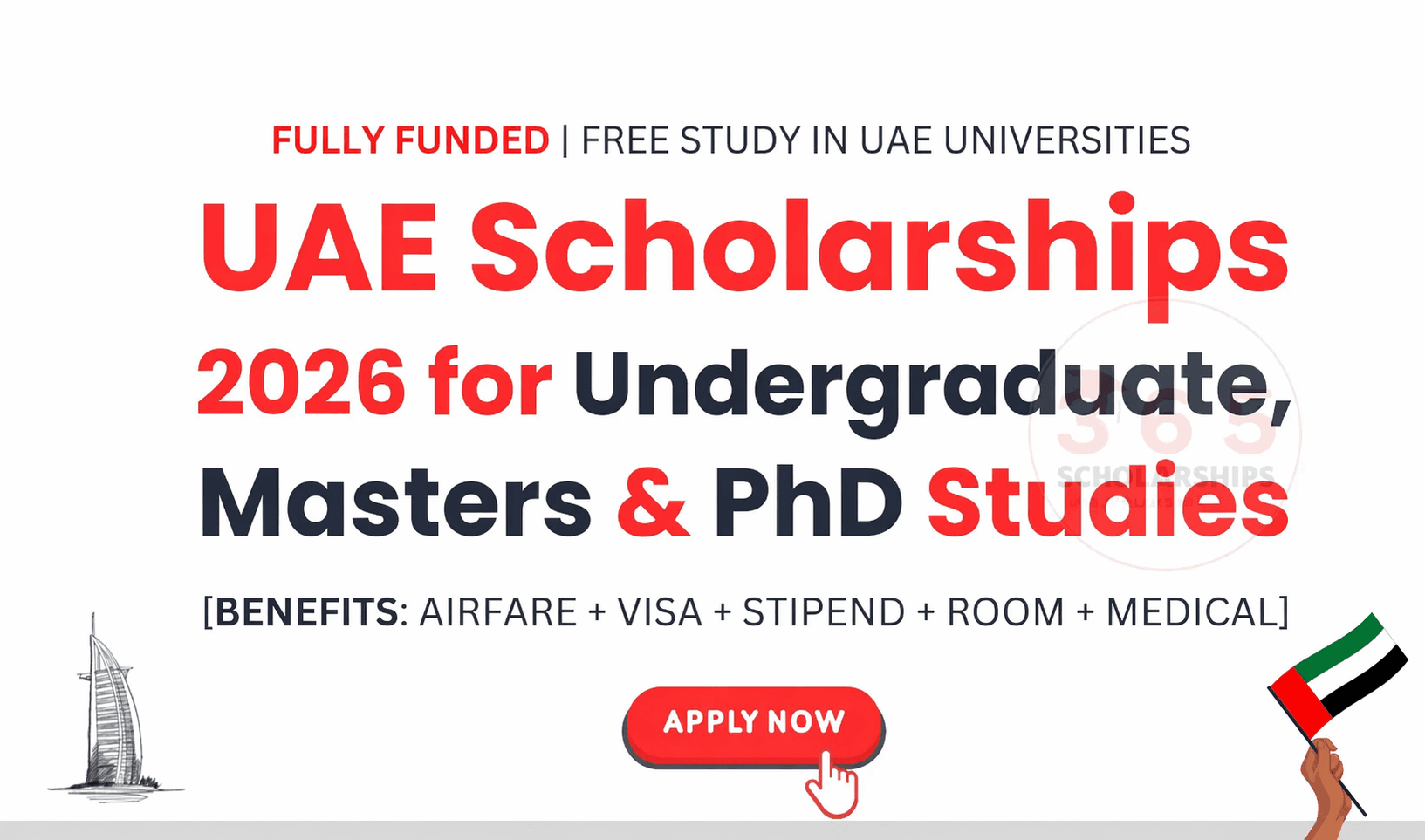 UAE Scholarships 2026 for Undergraduate, Master’s & PhD (Fully Funded) logo